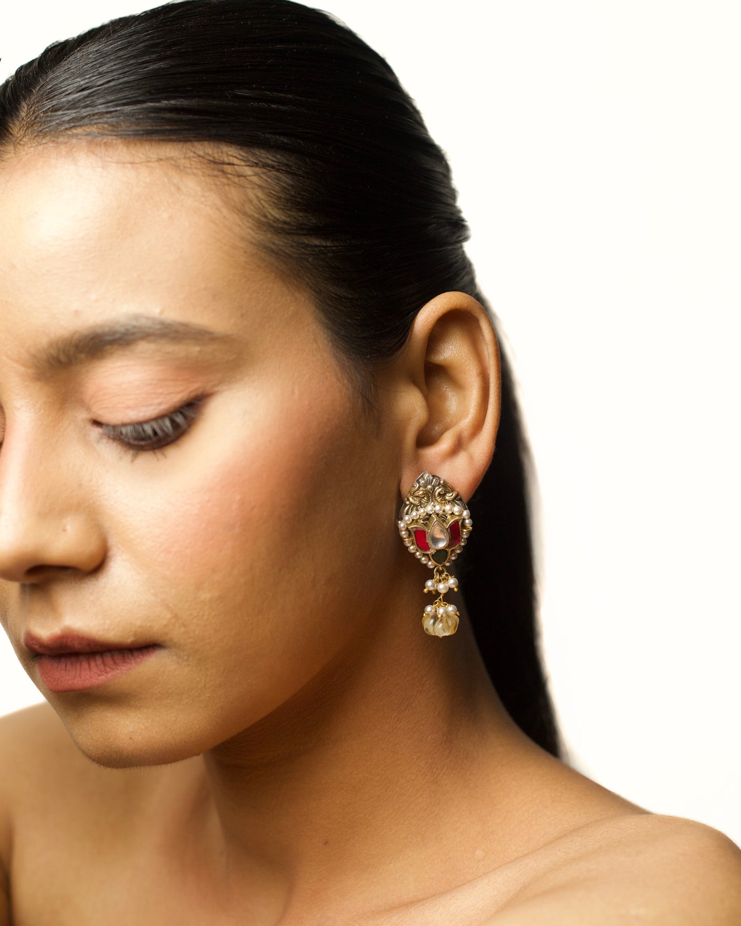 Padma Pearl Drop Earrings