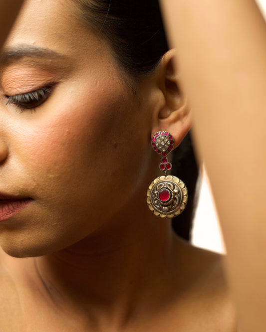 Pineapple Pink Earrings