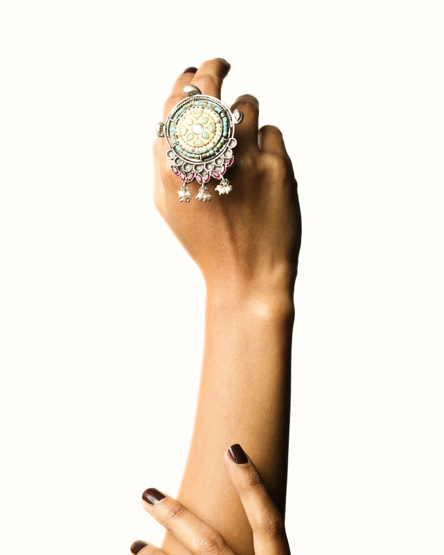 The Pearl Dial Ring