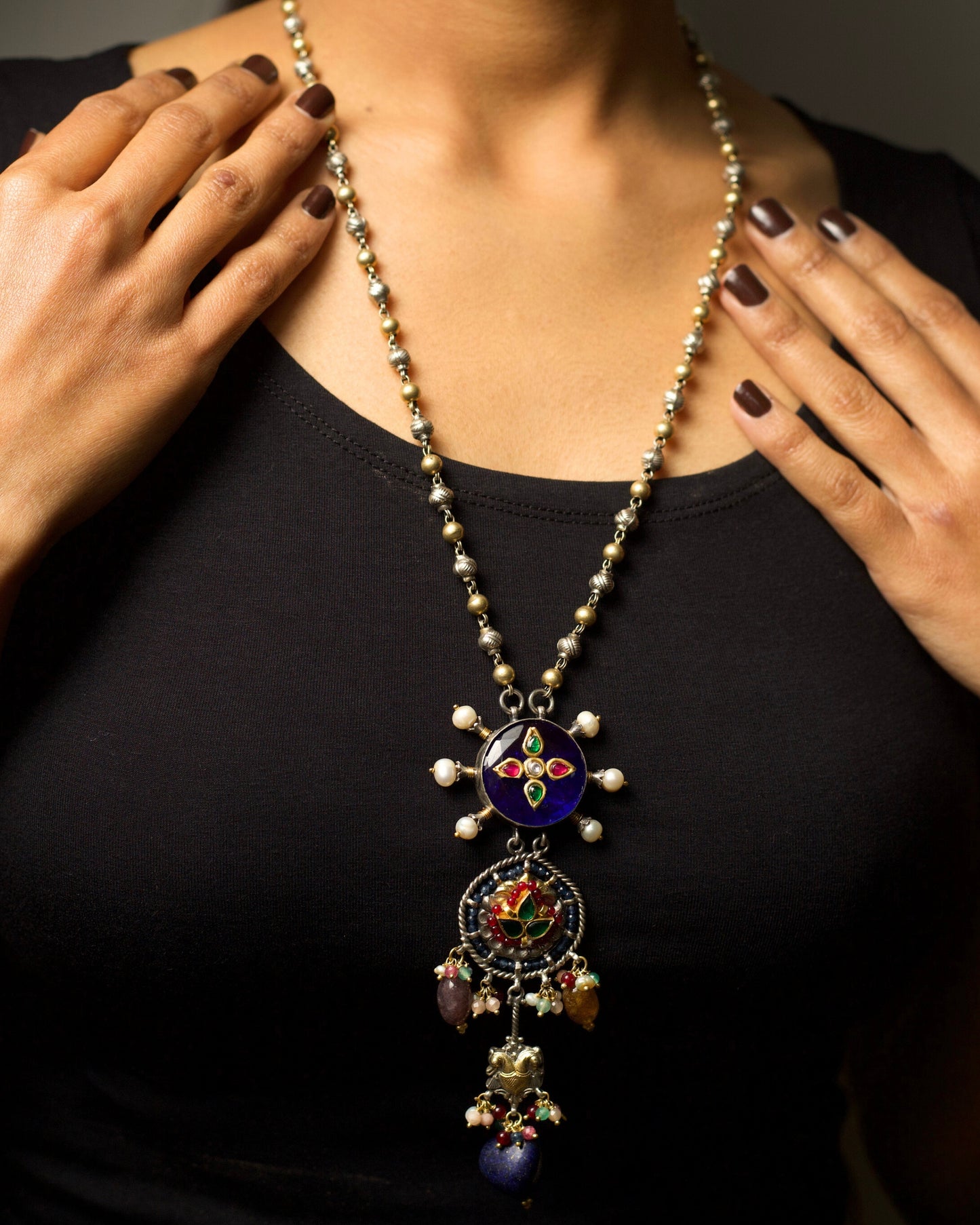 The Indigo Eye Chain Necklace