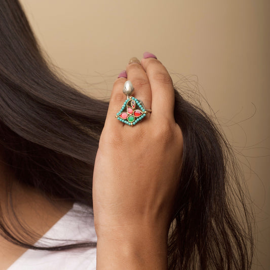 The Bird and the Bud Ring