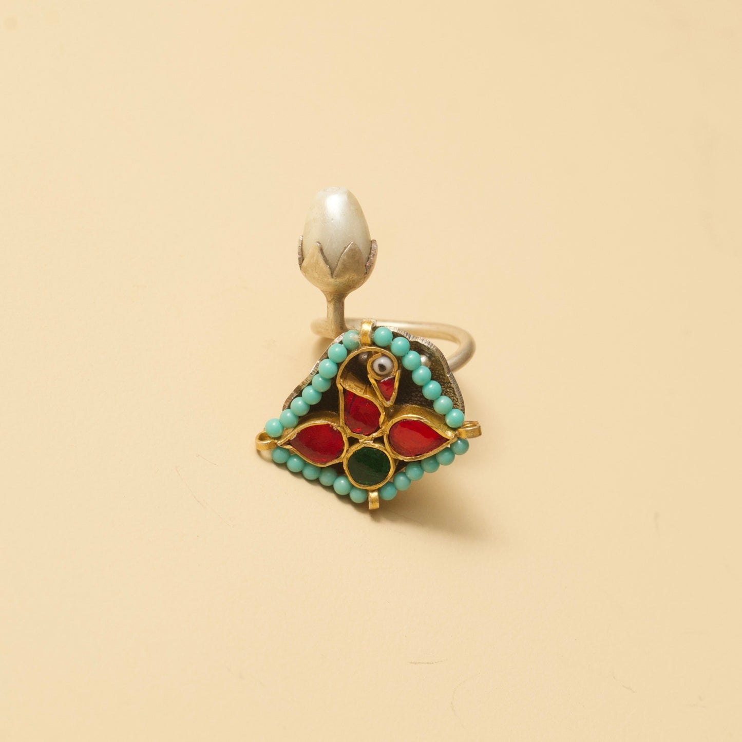 The Bird and the Bud Ring