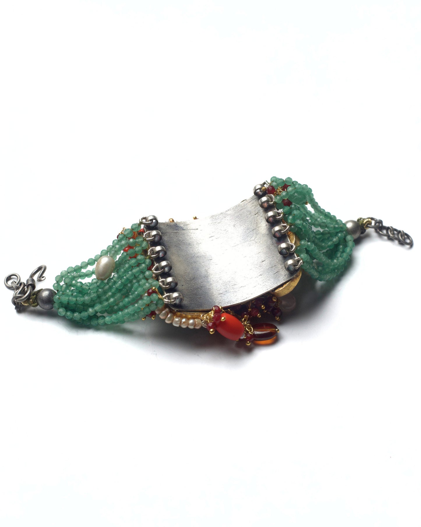 Back view of pure 925 silver convertible bracelet