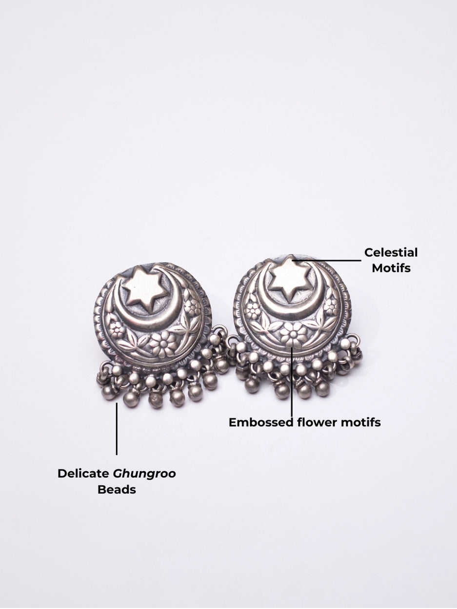 Luna Astra Silver Studs