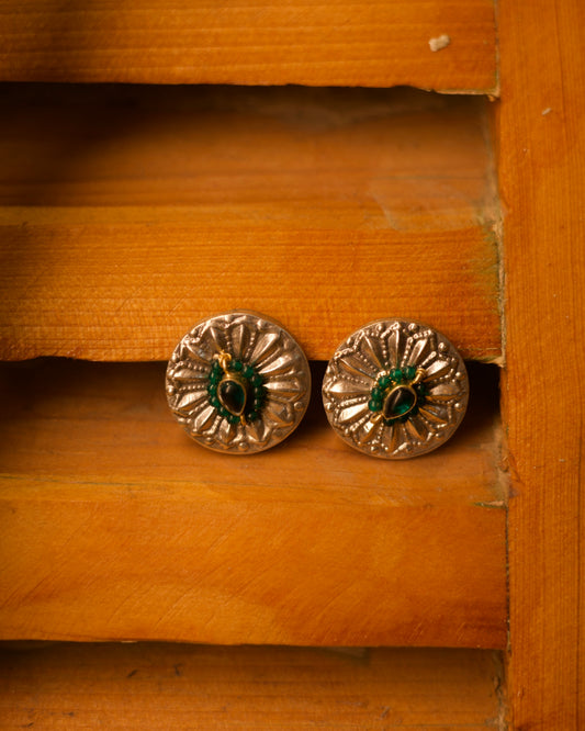 Jade Bloom Studs