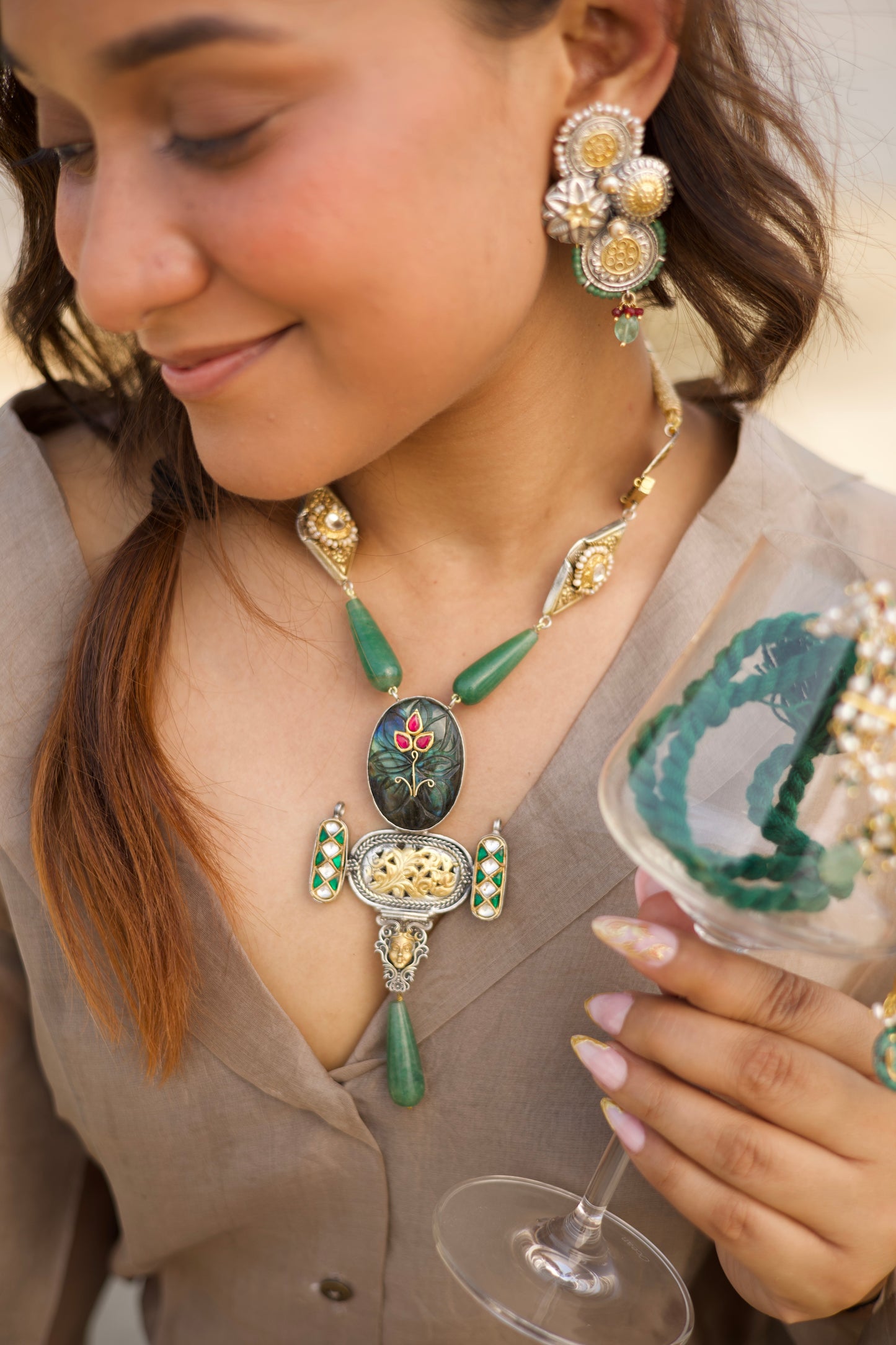 The Silver Shield Earrings
