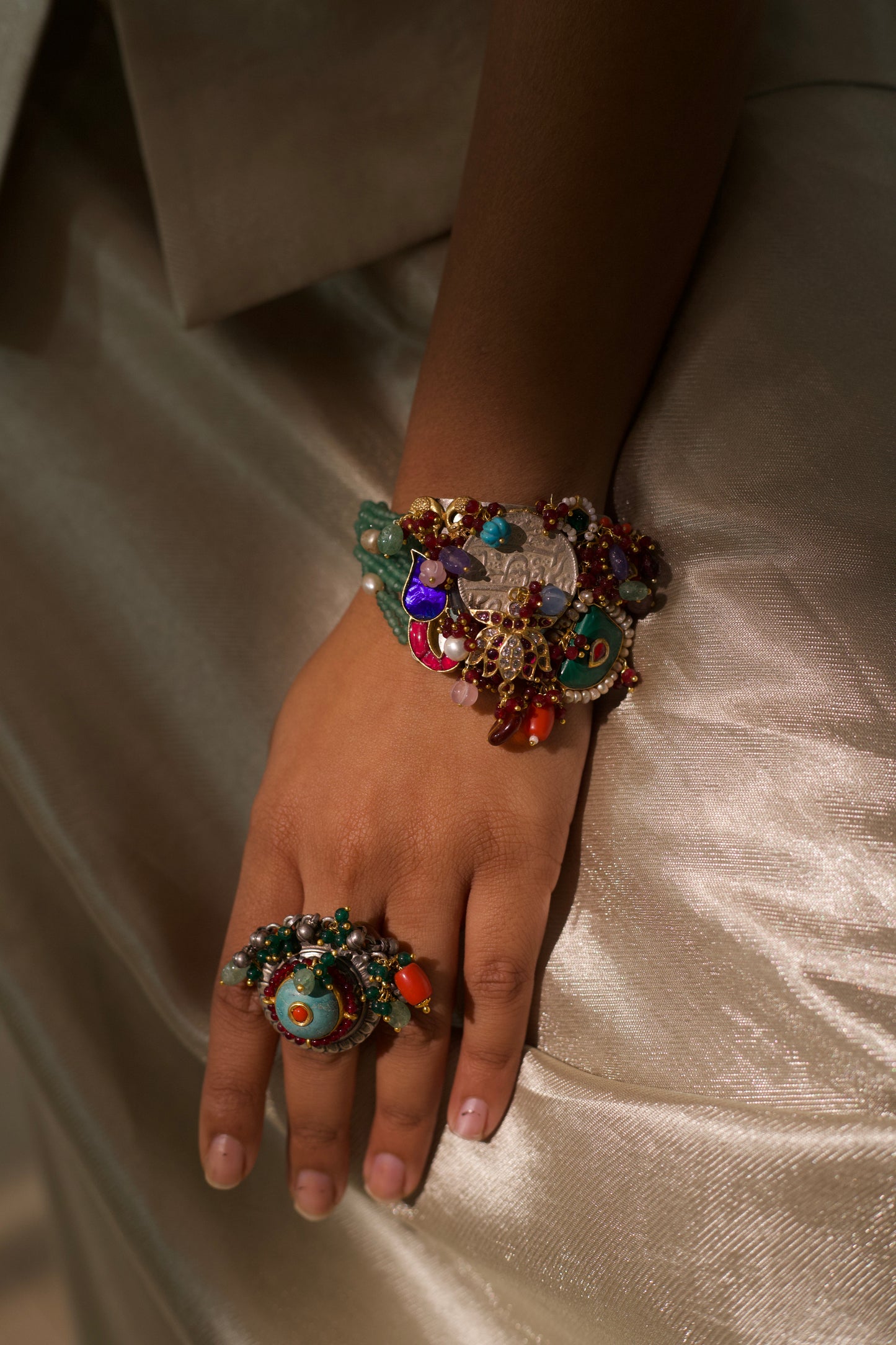 The Turquoise Halo Ring