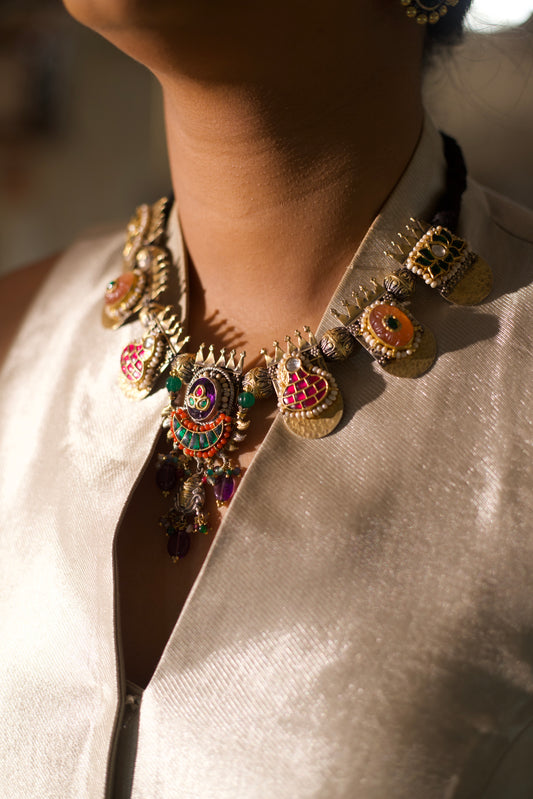 The Crowned Motif Necklace