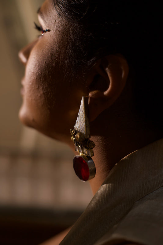 The Red Sentinel Earrings
