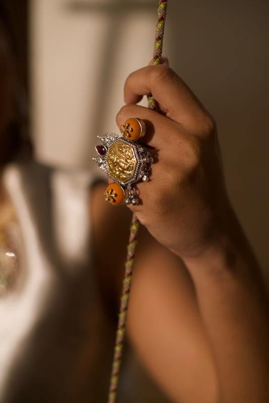 The Devika Shield Ring