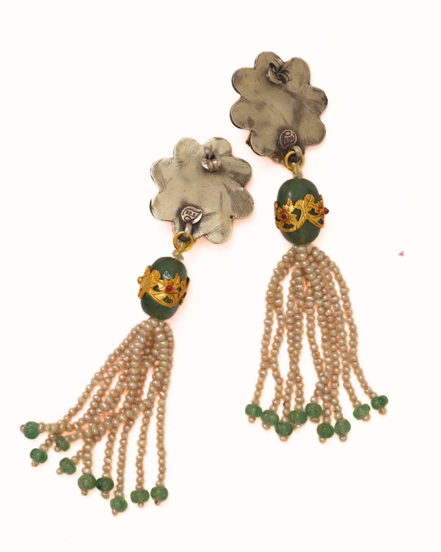 The Aviary Pearl Tassel Earrings