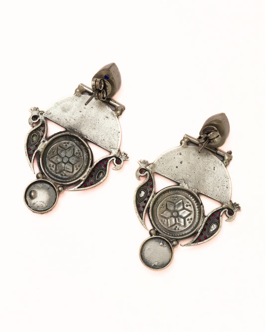 Midnight Peacock Earrings