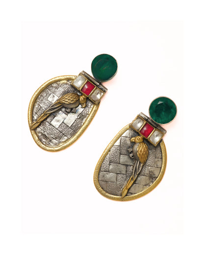 Parrot Tapestry Earrings
