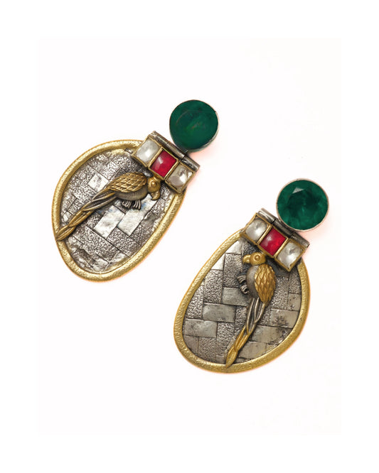 Parrot Tapestry Earrings