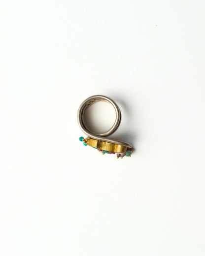 Birdie Bijou Silver Ring