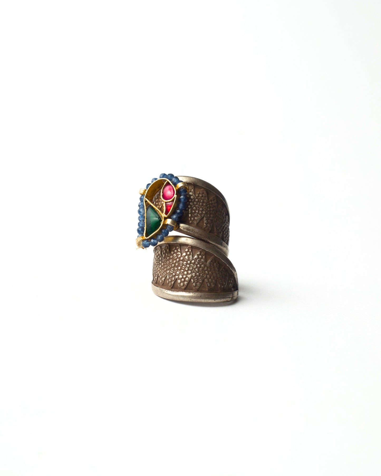 Paisley Parrot Oxidised Ring