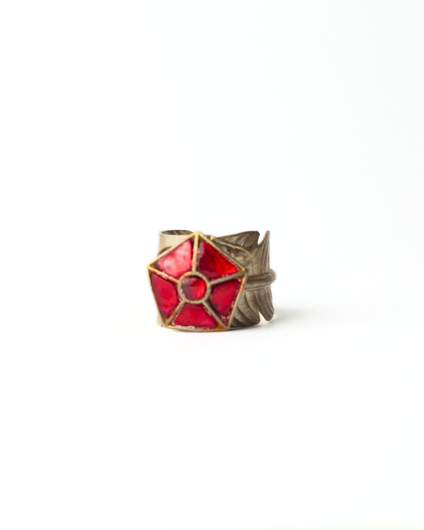 Ruby Bloom Adjustable Stone Ring