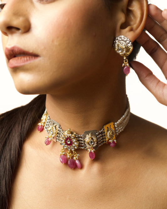 The Kundan Rosette Set