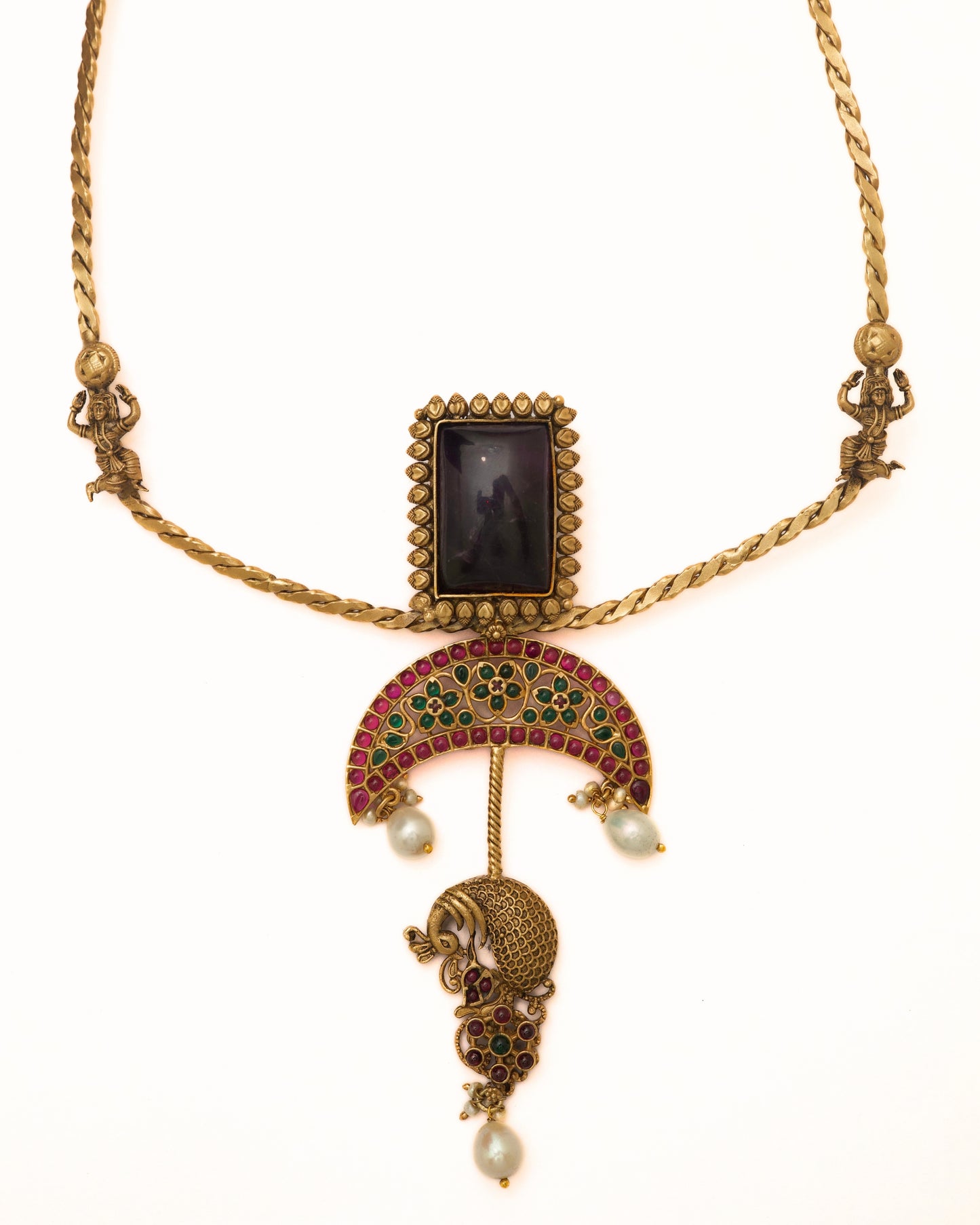 Peacock Arch Necklace