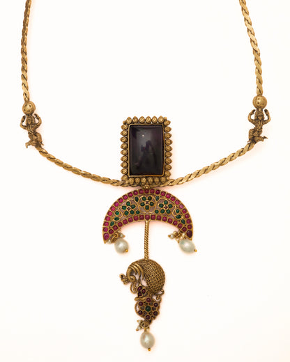 Peacock Arch Necklace