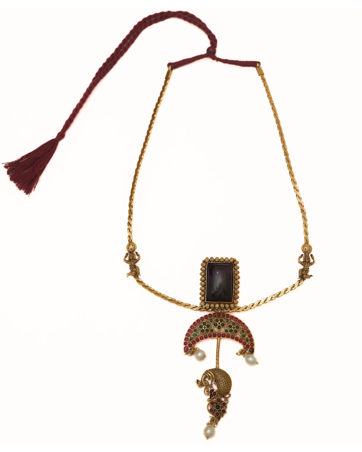 Peacock Arch Necklace