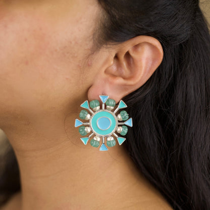Nandini's Favourite- Enamel Earrings