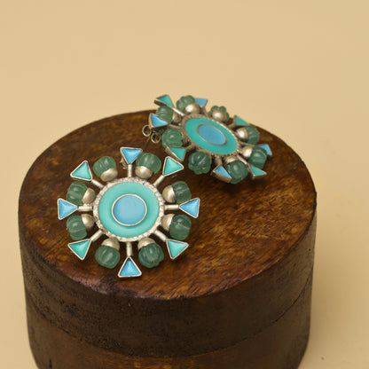 Nandini's Favourite- Enamel Earrings