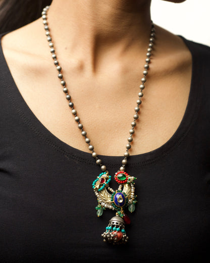 The Moonward Horn Chain Necklace