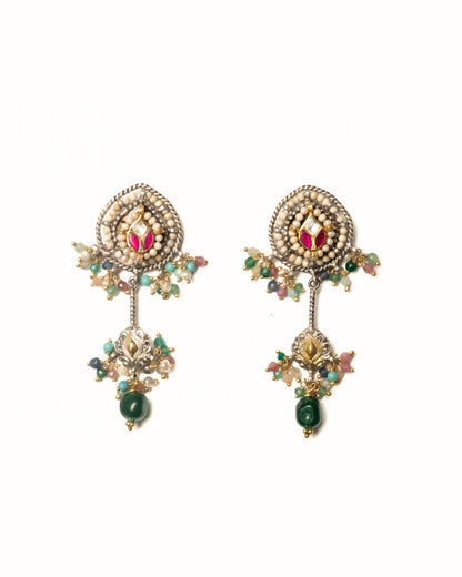 Pear & Pomegranate Earrings