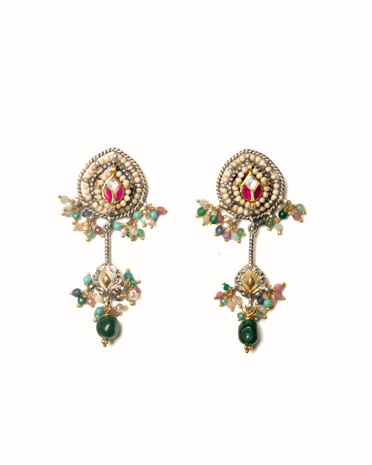 Pear & Pomegranate Earrings