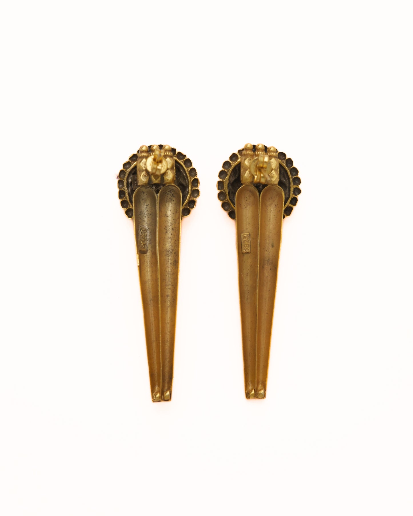 Coral Sunray Earrings