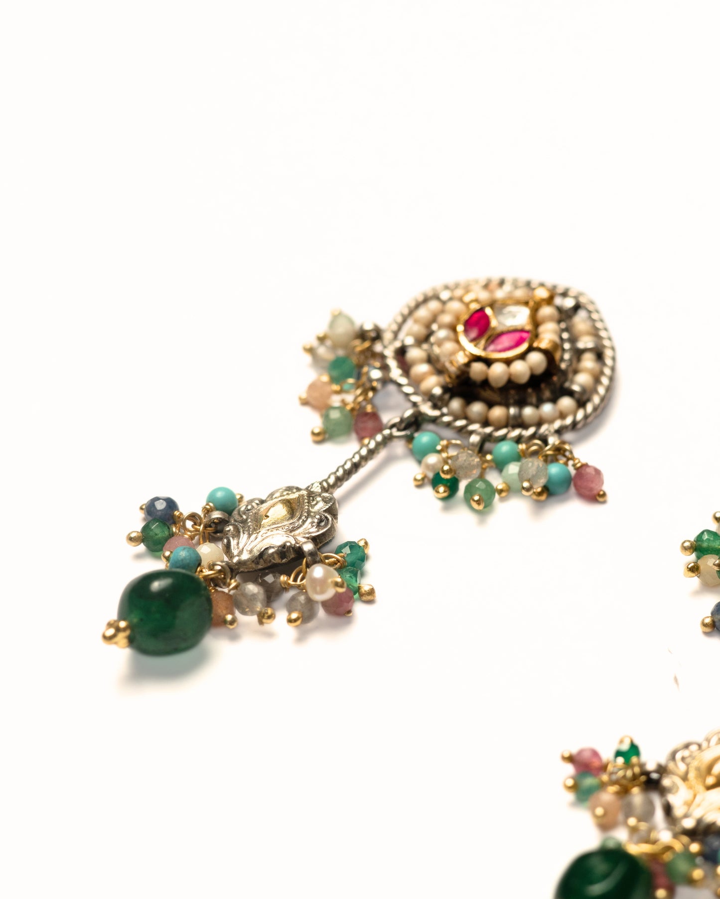 Pear & Pomegranate Earrings