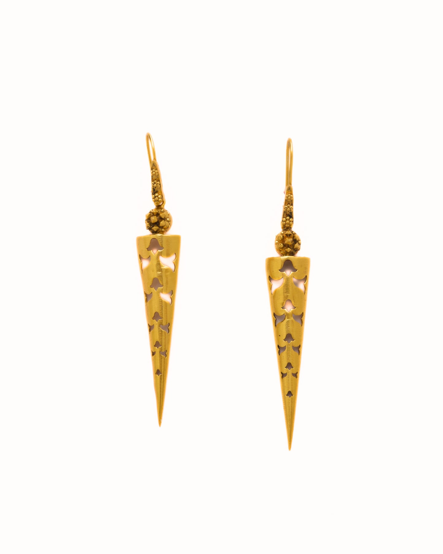 Carved Spire Earrings