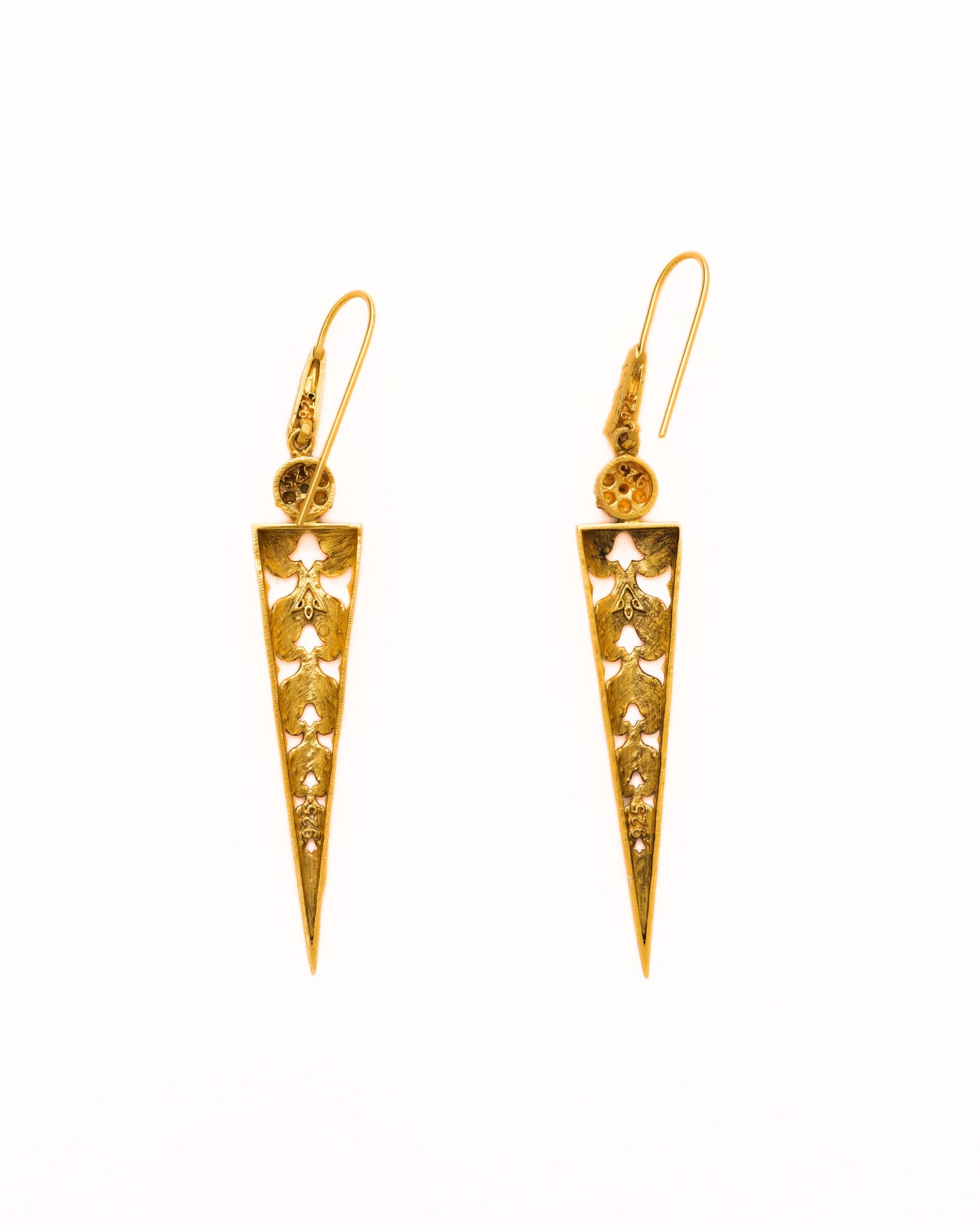 Carved Spire Earrings