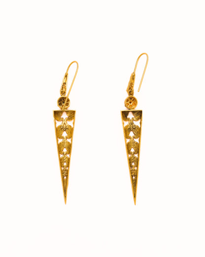 Carved Spire Earrings