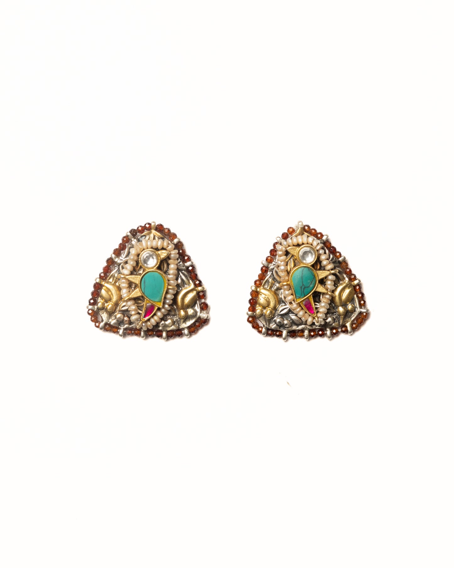 Burnt Sienna Studs