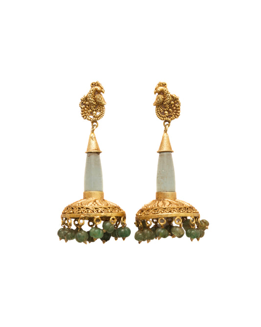 Monsoon Grove Jhumkas