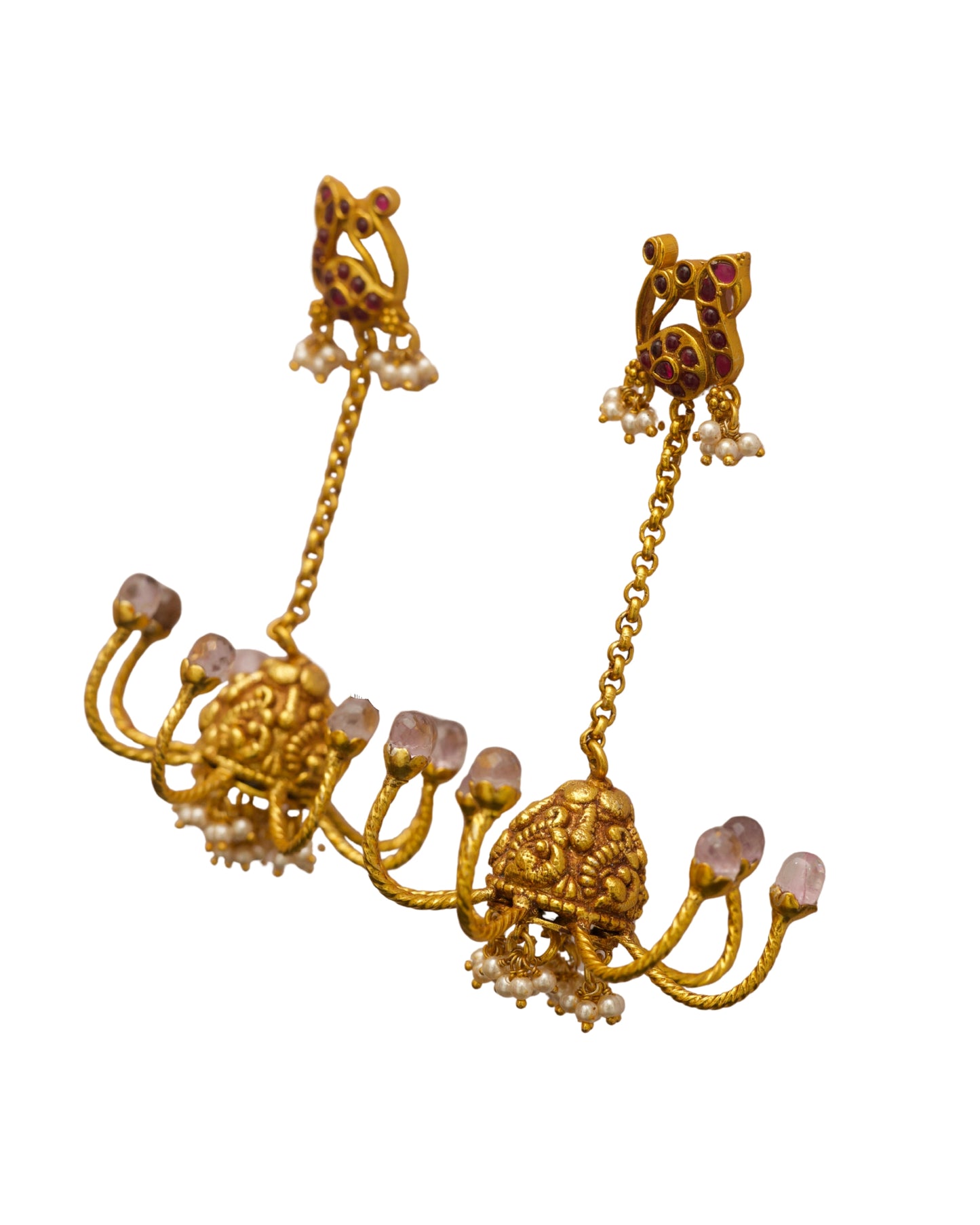 Golden Chandelier Earrings