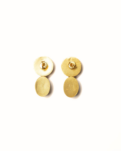 Indigo Secret Tiger Eye Earrings