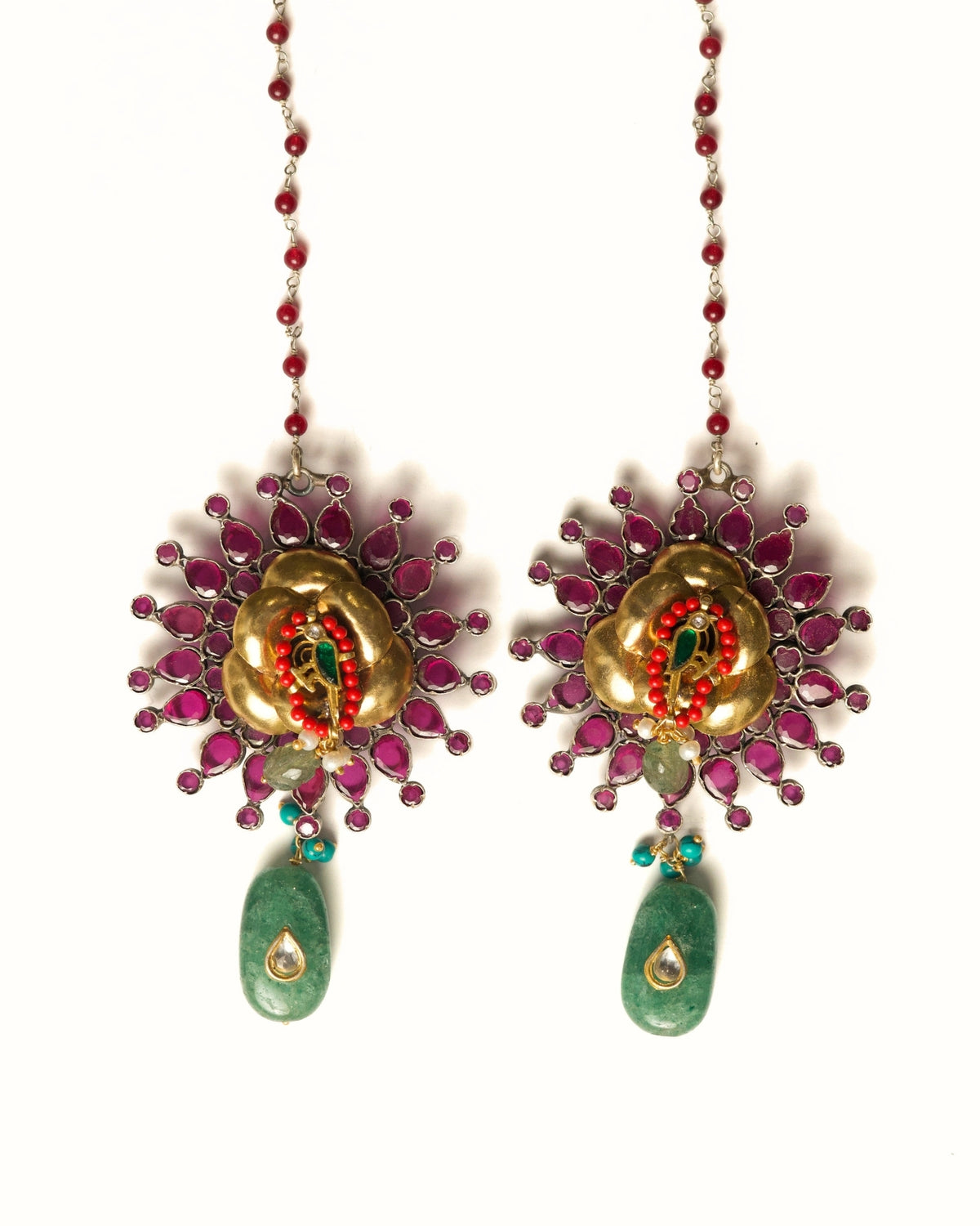 Grand Bloom Studs with Kanauti