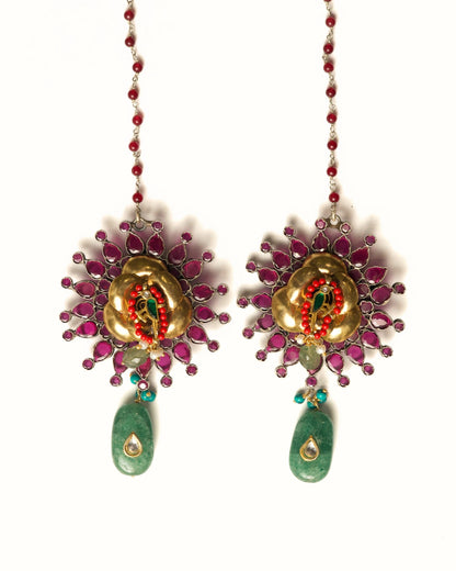 Grand Bloom Studs with Kanauti