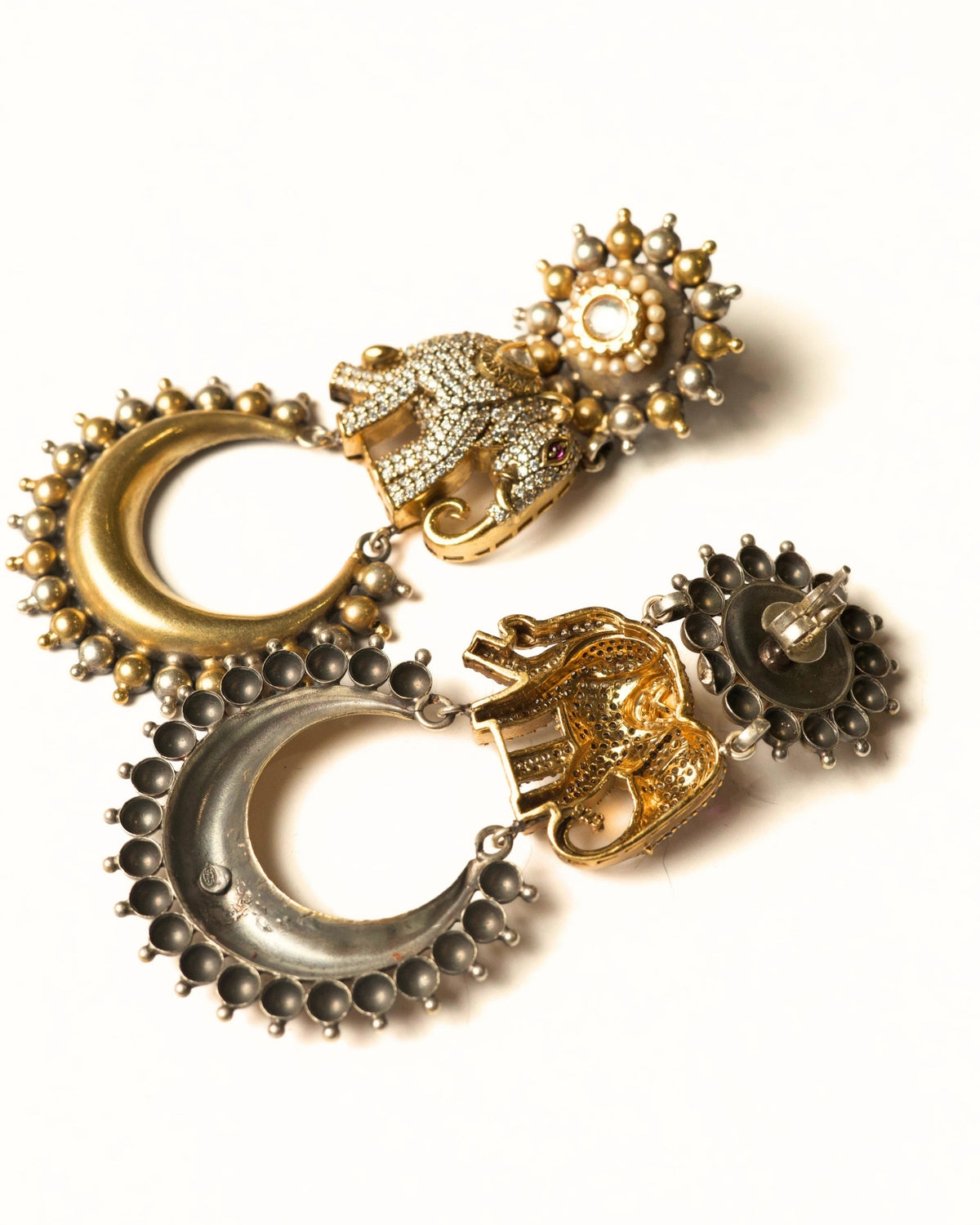 Moonlit Elephants Earrings
