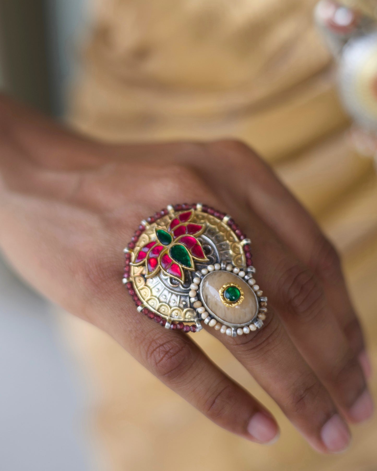 Lotus Crest Ring