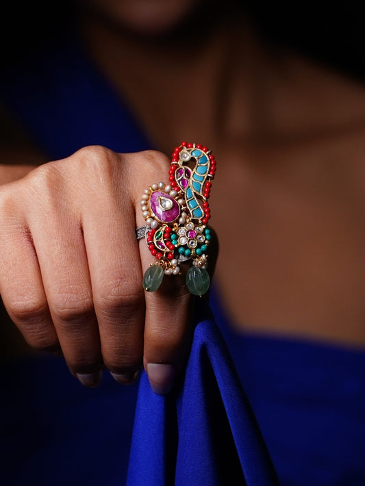 The Heirloom Peacock Ring