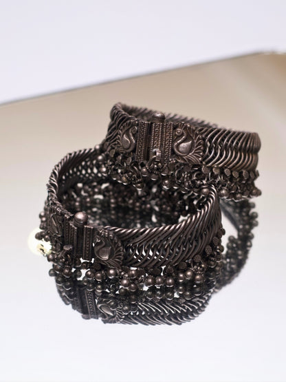 Nandini's Fav- Noor-e-Mor Silver Anklet