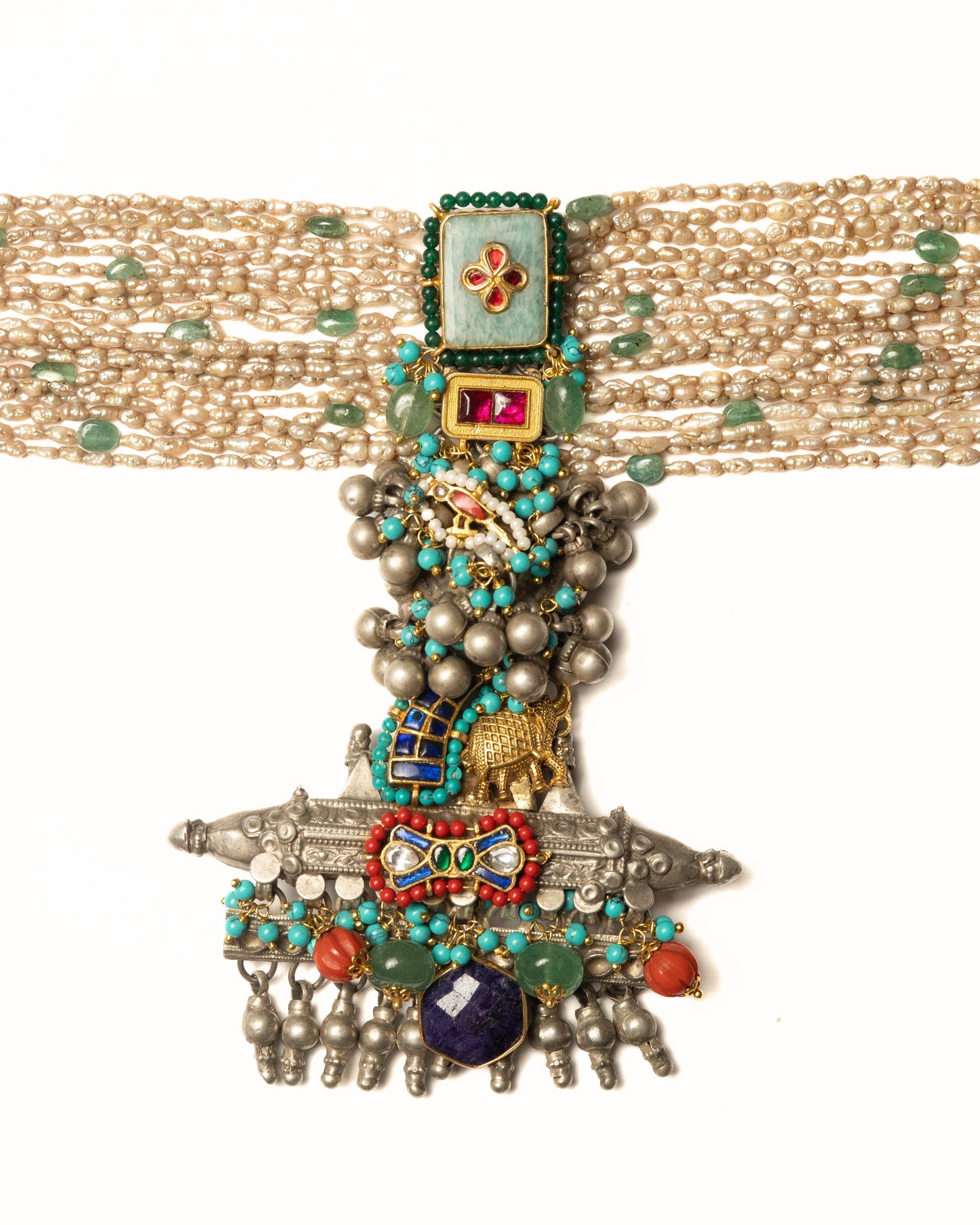Sea Ghunghroo Choker