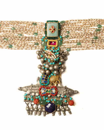 Sea Ghunghroo Choker