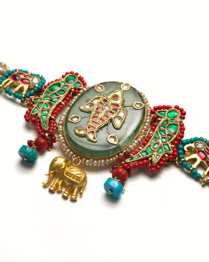 The Folk Tale Bracelet cum Choker