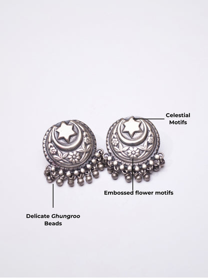 Luna Astra Silver Studs