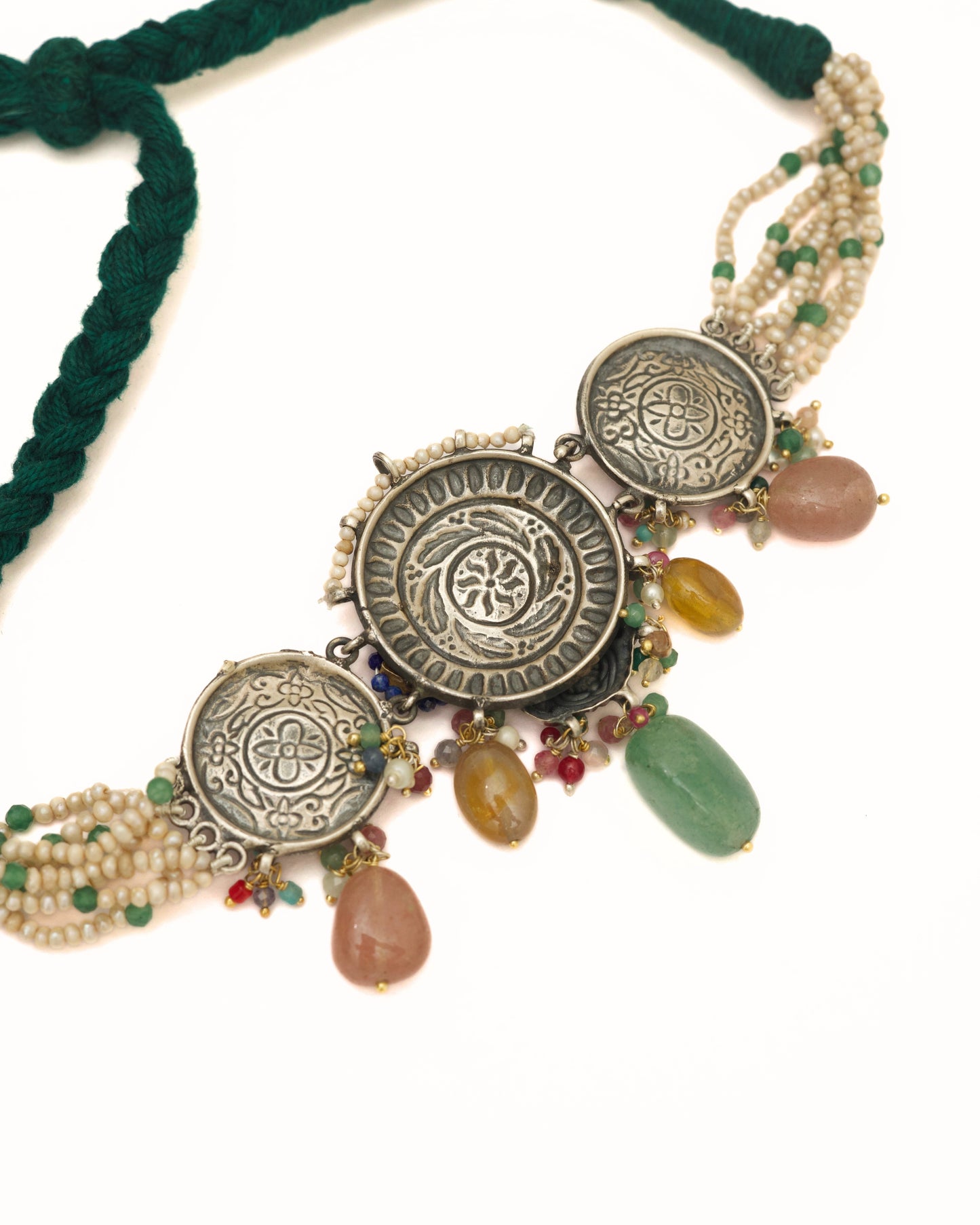 Triptych Pearl Choker